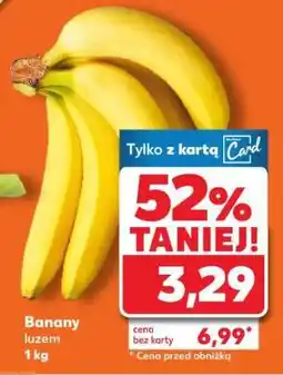 Kaufland Banany luzem 1 kg oferta