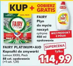 Kaufland FAIRY PLATINUM+AIO Kapsułki do zmywarki Lemon XXXL Pack oferta