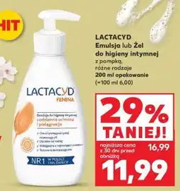 Kaufland LACTACYD Emulsja lub Żel do higieny intymnej oferta