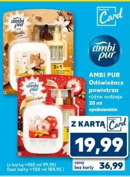 Kaufland AMBI PUR Odświeżacz powietrza różne rodzaje 20 ml opakowanie oferta