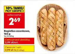 Biedronka Bagietka czosnkowa 165 g oferta