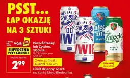 Biedronka Piwo Žatecký lub Żywiec, 500 ml oferta