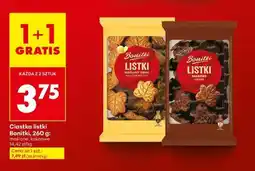 Biedronka Ciastka listki Bonitki, 260 g oferta