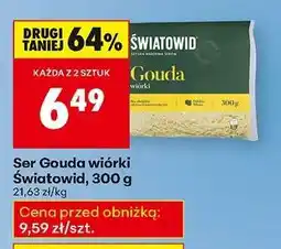 Biedronka Şer gouda wiórki światowid 300 g oferta