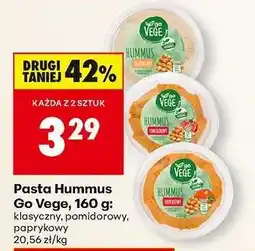 Biedronka Pasta Hummus Go Vege, 160 g oferta