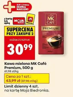 Biedronka Kawa mielona MK Café Premium , 500 g oferta