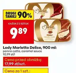 Biedronka Lody Marletto Delice, 900 ml oferta