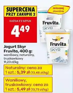 Biedronka Jogurt Skyr Fruvita, 400 g oferta