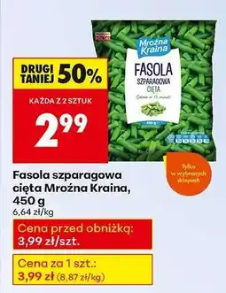 Biedronka Fasola szparagowa cięta Mrożna Kraina 450 g oferta