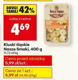 Biedronka Kluski śląskie Nasze Smaki, 400 g oferta