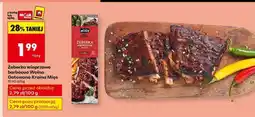 Biedronka Żeberka wieprzowe barbecue Wolno Gotowane Kraina Mięs oferta
