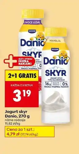 Biedronka Jogurt skyr Danio, 270 g oferta