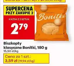 Biedronka Biszkopty klasyczne Bonitki, 180 g oferta