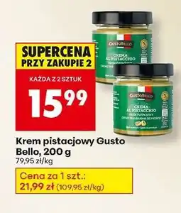 Biedronka Krem pistacjowy Gusto Bello 200 g oferta