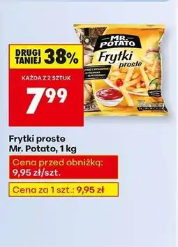 Biedronka Frytki proste Mr. Potato 1 kg oferta