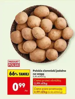 Biedronka Polskie ziemniaki jadalne na wage oferta