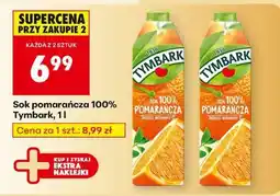Biedronka Sok pomarańcza 100% Tymbark, 1l oferta