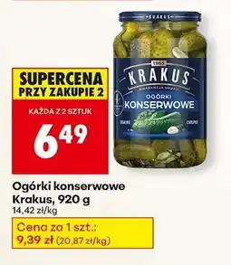 Biedronka Ogórki konserwowe oferta