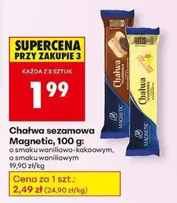 Biedronka Chałwa sezamowa Magnetic, 100 g oferta
