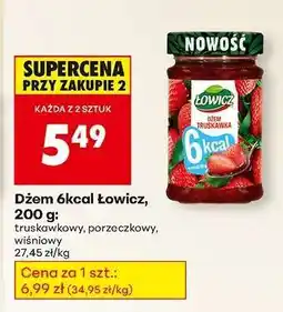 Biedronka Dżem 6kcal Łowicz, 200 g oferta