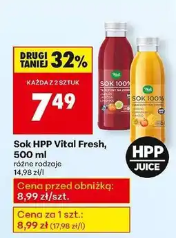 Biedronka Sok HPP Vital Fresh, 500 ml oferta