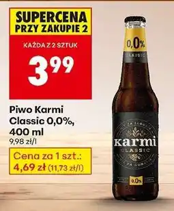 Biedronka Piwo Karmi Classic 0,0%, 400 ml oferta