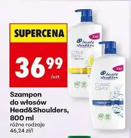 Biedronka Szampon do włosów Head&Shoulders, 800 ml oferta