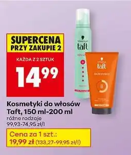 Biedronka Kosmetyki do włosów Taft, 150 ml/200 ml oferta