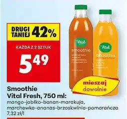 Biedronka Smoothie Vital Fresh 750 ml oferta