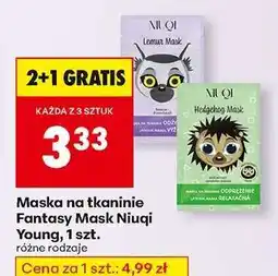 Biedronka Maska na tkaninie Fantasy Mask Niuqi Young , 1 szt oferta