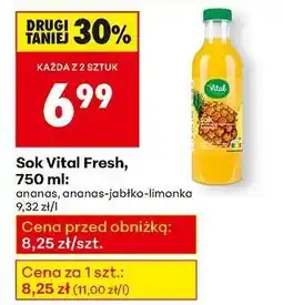 Biedronka Sok Vital Fresh, 750 ml oferta
