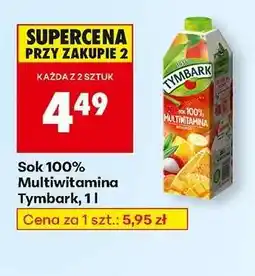 Biedronka Sok 100% Multiwitamina Tymbark, 1 l oferta