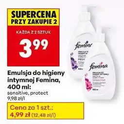 Biedronka Emulsja do higieny intymnej Femina, 400 ml oferta