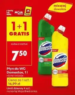 Biedronka Płyn do WC Domestos 1 l oferta