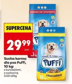 Biedronka Sucha karma dla psa Puffi, 10 kg oferta