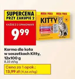 Biedronka Karma dla kota w saszetkach Kitty 12x100 g oferta