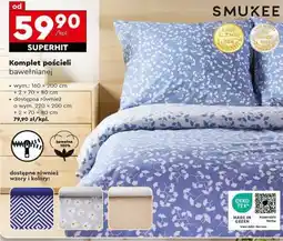 Biedronka Komplet pościeli bawełnianej oferta
