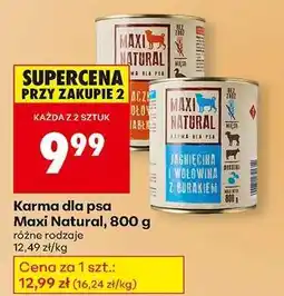 Biedronka Karma dla psa Maxi Natural, 800 g oferta