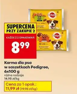Biedronka Karma dla psa w saszetkach Pedigree, 6x100 g oferta
