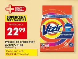 Biedronka Proszek do prania Vizir 20 prań 1,1 kg oferta