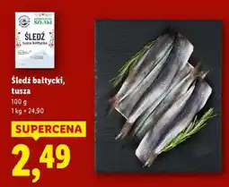 Lidl Śledź bałtycki, tusza oferta