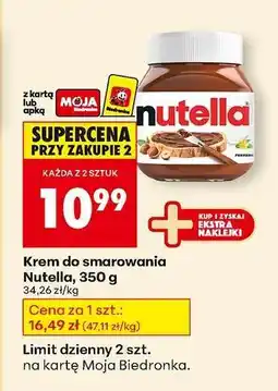 Biedronka Nutella oferta