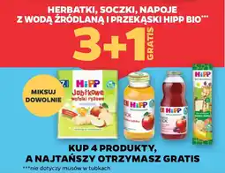Netto Herbatki, soczki, napoje z wodą źródlaną i przekąski hipp bio oferta