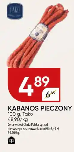 Chata Polska Kabanos pieczony tako oferta