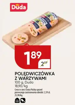 Chata Polska Polędwiczówka z warzywami duda oferta