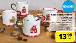 Carrefour Kubek porcelanowy COOKIES AMBITION oferta