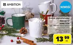 Carrefour Kubek porcelanowy FROSTY AMBITION oferta