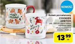 Carrefour Kubek porcelanowy COOKIES AMBITION oferta