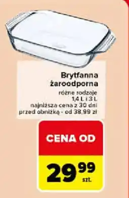 Carrefour Brytfanna żaroodporna Pyrex oferta