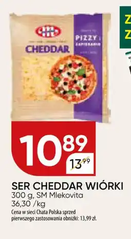 Chata Polska Ser cheddar wiórki sm mlekovita oferta